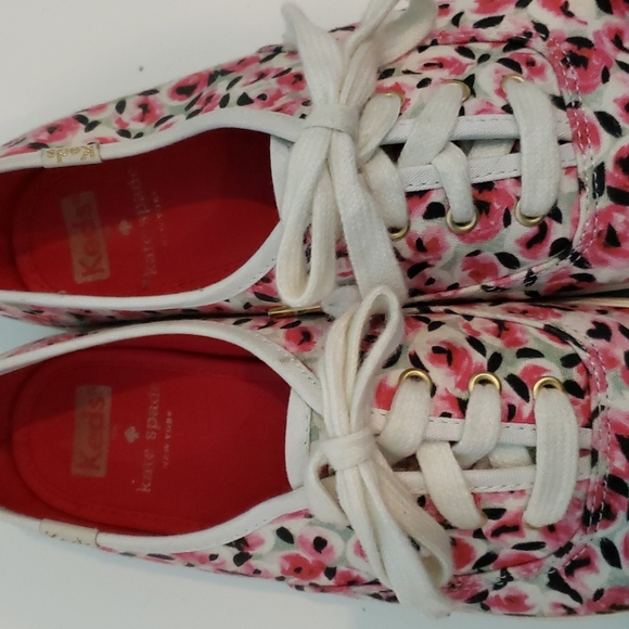 Kate Spade KEDS sneakers Floral Rose size 7.5 EUC - Picture 4 of 8